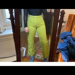 Big Bud Press Gross Green Work Pants Size Small🦠
